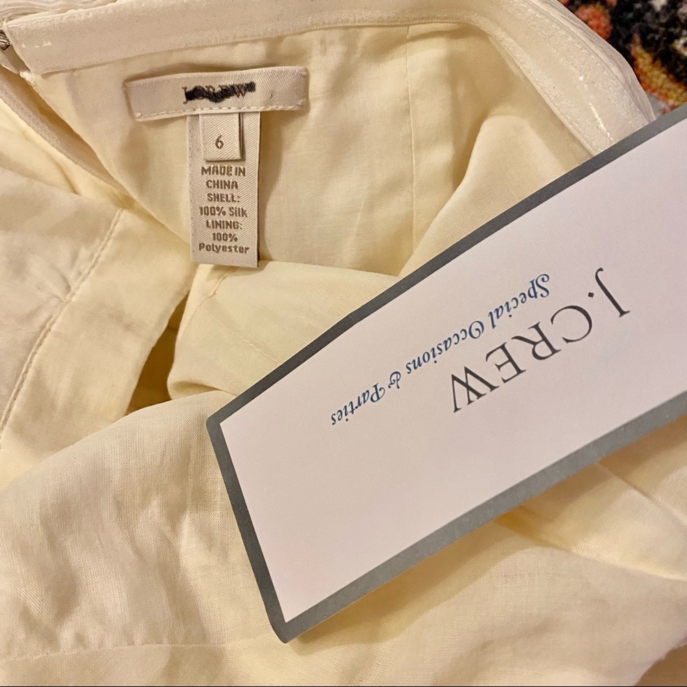 Jcrew Whitney Strapless Cream Wedding Dress - Picture 12 of 12